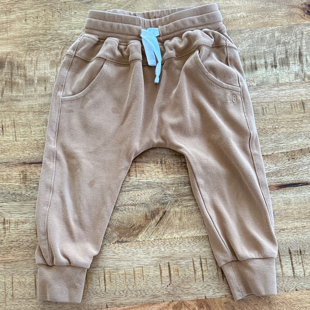 Little Bipsy chestnut joggers